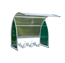 Abri 6 vélos / motos / scooters Coloris vert