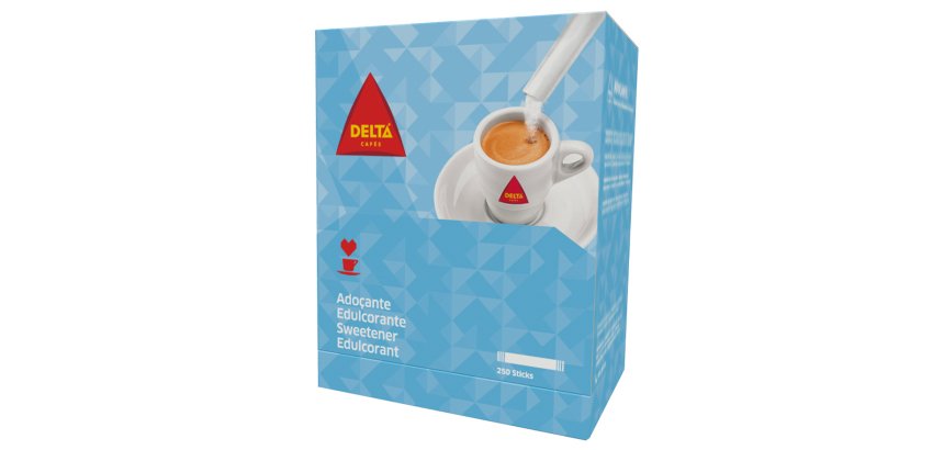 Sacarina en polvo Delta - Estuche de 250 unidades