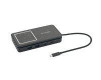Kensington Replicador móvil USB-C SD1700P con dos salidas 4K y carga Qi: alimentación pass-through de 100 W