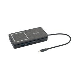 Replicador móvil USB-C SD1700P con dos salidas 4K y carga Qi: alimentación pass-through de 100 W