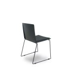 Sillas Opti523 PVC negro asiento tela color negro - Pack de 5