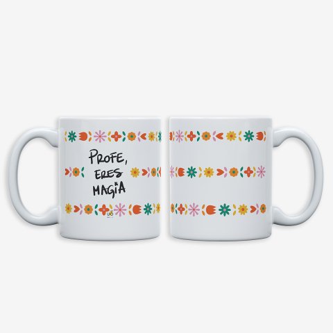 Taza "Profe, eres magia"