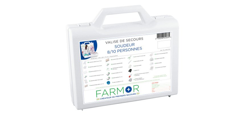 Valise de secours Soudeur 8/10  personnes