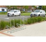 Râtelier 4 vélos avec 2 arceaux antivol