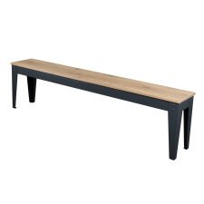 Banc bois et métal