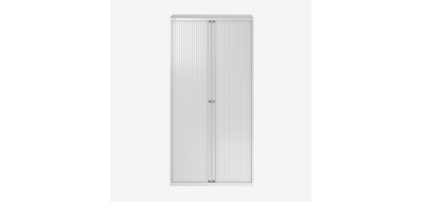 Armario metálico monoblock-montado Bisley EuroTambour Alt 198 cm con persianas