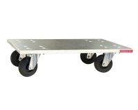 Plateau roulant bois glissnot 210 kg 600 x 400 mm roue caoutchouc