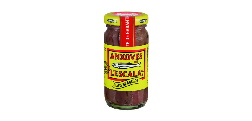 Anchoas en aceite de girasol L'Escala - Bote de 100 g