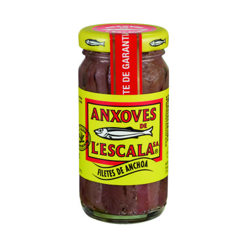 Anchoas en aceite de girasol L'Escala - Bote de 100 g