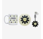 Kit Taza + Posavasos + Llavero "Mi gato manda, yo obedezco"
