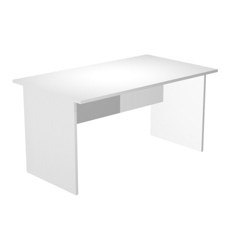 Mesa oficina Presto 140 pata panel - Blanco