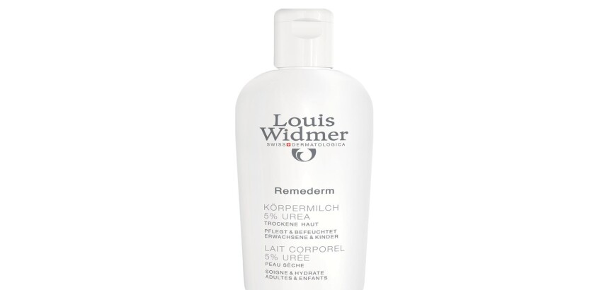 Lait corporel sans parfum Remederm 5 % urée Louis Widmer - Flacon de 200 ml