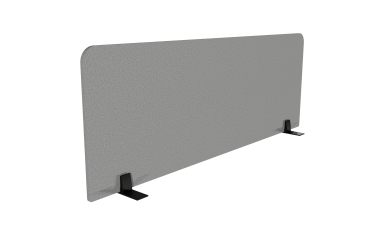 Panneau écran acoustique Agathe Flexmute - avec fixations pour bureau L 140 x H 50 cm