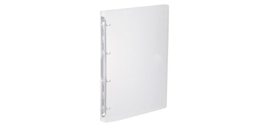 Classeur 2 anneaux plastifié Viquel Propyglass  - A4 - Dos 2,5 cm - couleur incolore