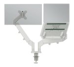 Brazo doble para monitor y portátil Leitz Ergo Space Saving