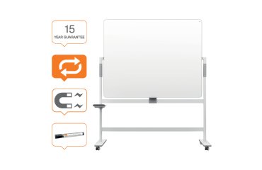 Pizarra móvil Nobo Move&Meet 1500x1200mm