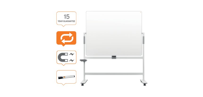 Pizarra móvil Nobo Move&Meet 1500x1200mm