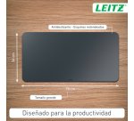 Alfombrilla de escritorio grande de cuero Leitz - Gris oscuro