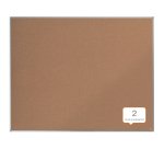 Tablero de anuncios de corcho Nobo Essence de 1500x1200 mm