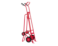 Diable porte-fût 350 kg 570 x 550 x 1800 mm roue caoutchouc