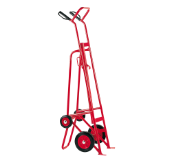 Diable porte-fût 350 kg 570 x 550 x 1800 mm roue caoutchouc