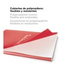Notebook Emotions, Couverture souple, A4, quadrillage 5x5 mm, 80 feuilles de 1 couleur, Miquelrius, Rouge.
