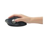 Trackball inalámbrico TB550 ProFit® Ergo Kensington, batería recargable, negro y plata
