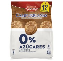 Galletas Cuétara Campurriana 0%  Azúcar 132 g