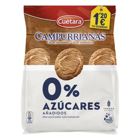 Galletas Cuétara Campurriana 0% Azúcar 132 g