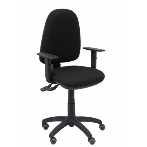 Ayna S brazos regulables ruedas parquet - Negro