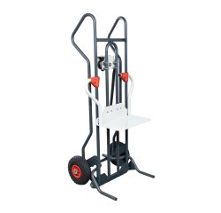 Diable élévateur 150 kg roues pneumatiques
