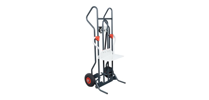 Diable élévateur 150 kg roues pneumatiques
