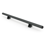 Butée de parking - Chasse roue - PMR  Modèle droit  Ø 76 mm  Zingué + peint gris RAL 7016