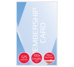 Paquete de 100 fundas de plastificación térmica GBC tarjetas 54 x 86 mm, 2 x 125 micras, brillante
