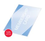 Paquete de 100 fundas de plastificación térmica GBC tarjetas 54 x 86 mm, 2 x 125 micras, brillante
