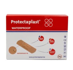 Boîte de 5 recharges de 40 pansements chairs en plastique PE