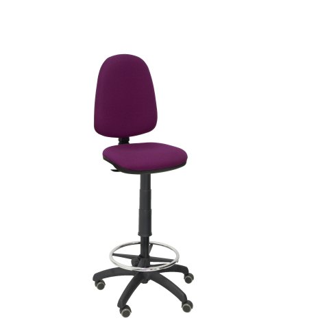 Taburete Ayna bali ruedas de parqué - Violeta