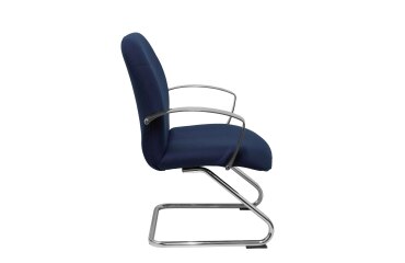 Caudete confidente patín tapizado - Azul marino