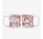 Taza "Abuela, eres la mejor" 350ml, cerámica 
