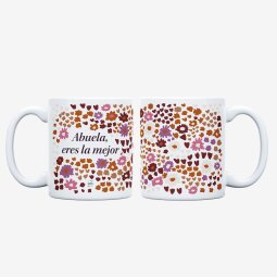 Taza "Abuela, eres la mejor" 350ml, cerámica 
