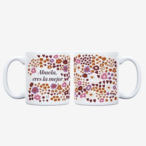 Taza "Abuela, eres la mejor" 350ml, cerámica