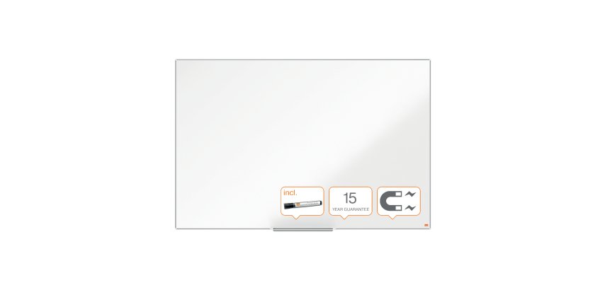 Pizarra NOBO Impression Pro acero lacado 1500x1000mm, blanco