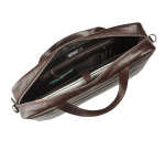 Lederen business tas met laptopvak 15,6"
