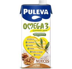 Leche Puleva Omega 3 Nueces Brik 1l -  Pack de 6