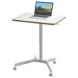 Bureau manuel compact - assis-debout - blanc - Leitz Ergo