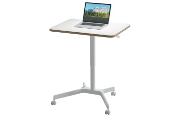 Bureau manuel compact - assis-debout - blanc - Leitz Ergo
