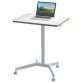 Bureau ergonomique assis-debout compact, Leitz Ergo, Blanc