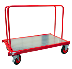 Chariot porte-panneaux bois/acier 500 kg 1380 x 800 mm roue caoutchouc