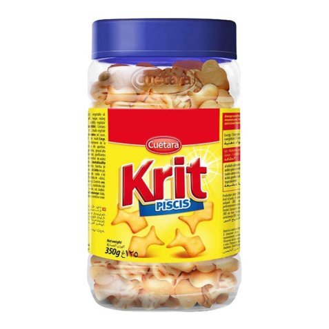 Galletas Saladas Krit Piscis Cuetara - tarro de 350 g