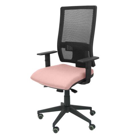 Silla Horna bali negro sin cabecero - Rosa